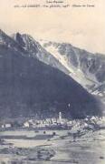 Le Casset (1493 m). Vue générale. Glacier du Casset