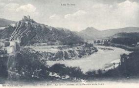 Sisteron. Le Fort. Le confluent de la Durance et du Buëch Joubert, Gap