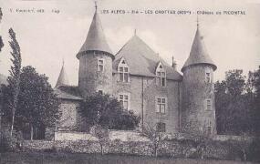 Les Crottes. Château de Picontal Fournier, Gap