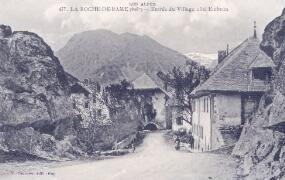 La Roche-de-Rame. Entrée du village, côté Embrun Fournier, Gap