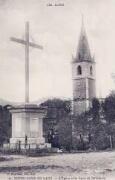 Notre-Dame-du-Laus. L'église et la Croix de Jérusalem Fournier, Gap