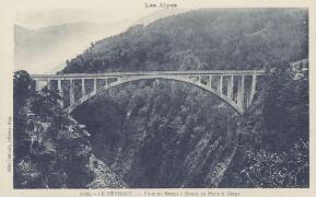 Le pont du Sautet. Route de Mens à Corps
