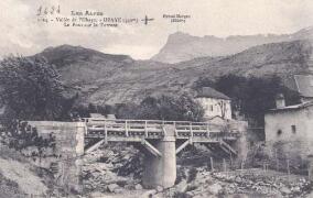 Ubaye. Le pont sur le torrent Fournier, Gap
