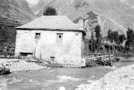 Moulin des Gondoins sur le Drac (crue du 28 septembre 1928 )