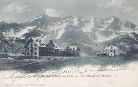 Col du Lautaret (2075 m). Le massif du Combeynot et le glacier de l'Homme Papeterie des Alpes, Eug. Robert, Grenoble