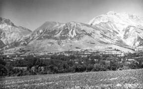 Le panorama du col du Noyer Andreis (Gap)